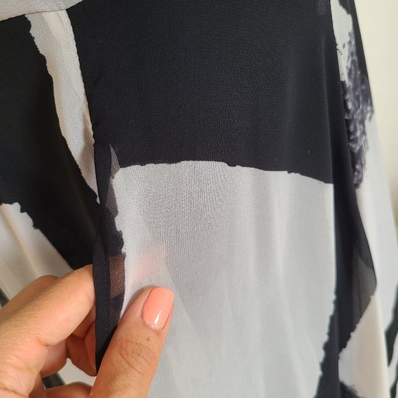 Religion UK Flowy Panel Maxi Mini Abstract Printed Dress - Picture 7 of 7